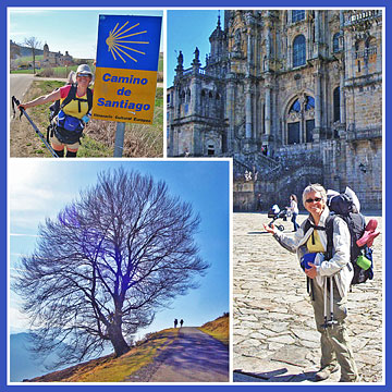 Marie-Linda Plante on the Camino de Santiago